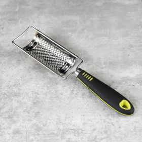 1pc Cheese Grater Stainless Steeel Grater; Cheese Grater; With Handle; Handheld Cheese Grater For Parmesan Cheese; Vegetables; Ginger; Garlic; Le