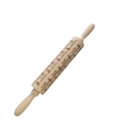Rolling Pin Christmas Embossing (Option: 14style 35cm)