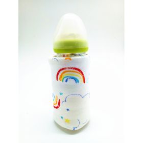 USB Milk Water Warmer Travel Stroller Insulated Bag Portable Baby Nursing Bottle Heater Cover Baby Food Warmer Bottle Warmer (Option: Rainbow)