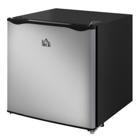 1.1 Cu.Ft Countertop Mini Freezer, Compact Upright Freezer with Removable Shelves, Silver (Option: Silver-510x465x530 mm)
